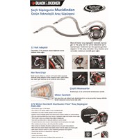 Black&decker Pad 1200 Araç Süpürgesi ( Taşıma Çantalı )