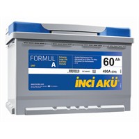 İnci Akü Formul A 12V 60Ah 490CCA