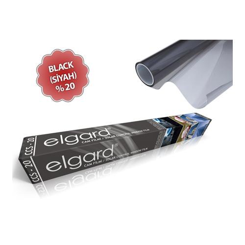 ELGARD BLACK (ORTA KOYU SİYAH 0,5X6M) ÇİZİLMEZ CAM FİLMİ CCS-20 (8107)