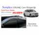 Krom Çıtalı Mugen Tip (Sunplex Chrome) Ford Focus Sedan 2012 Cam Rüzgarlığı Chr-04
