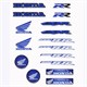 Tex Txhs 02 Xrace Honda Silikon Stiker Seti