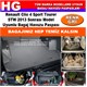 Renault Clio 4 Sport Tourer 2013 Sonrası Gri Bagaj Havuzu Paspası 39010