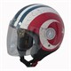 Sway 701 Open Face İtalyan Stil Türk Bayraklı Unisex Kask - 6 Model