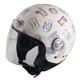 Sway 701 Open Face İtalyan Stil Stamps Unisex Kask - 6 Beden