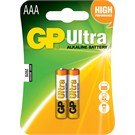 GP Ultra Alkalin Pil AAA İnce Kalem 2'li Paket