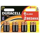 Duracell Alkalin AA Kalem Pil 6+2 Ekonomik Paket