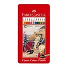 Faber-Castell Metal Kutu Boya Kalemi 12 Renk (5170115844)
