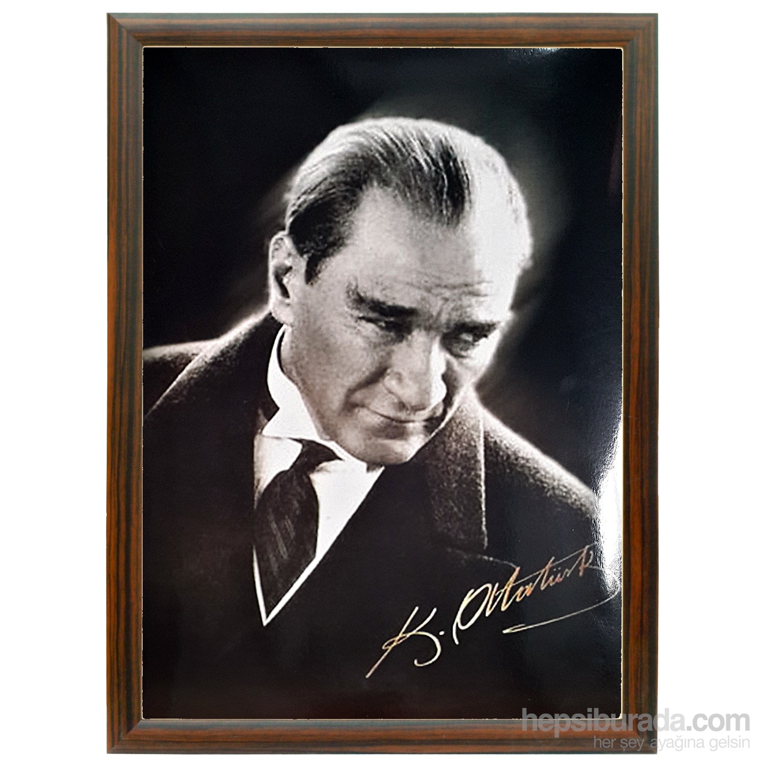 Akyazı 35x50 Atatürk Posteri-2 (Mdf Çerçeve)