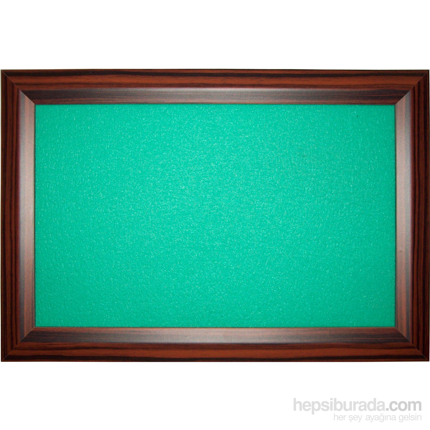 Akyazı 90x200 Geniş Ahşap Çerçeve Renkli Pano (Yeşil)