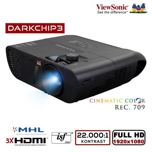 Viewsonic Pro7827HD 2200 Ansilümen Full HD 22000:1 DLP Ev- Sinema Projeksiyon Cihazı