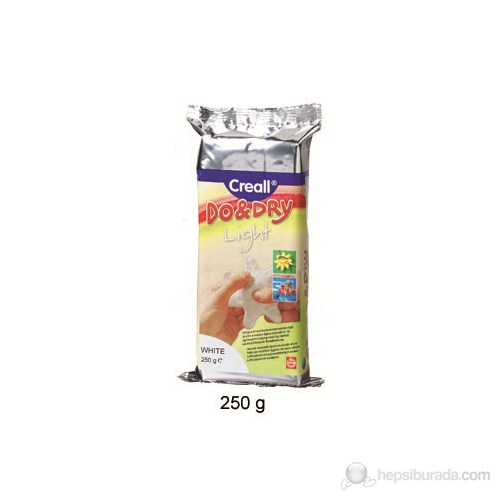Creall Do & Dry Light Hafif Seramik Hamuru Beyaz 250 gr.