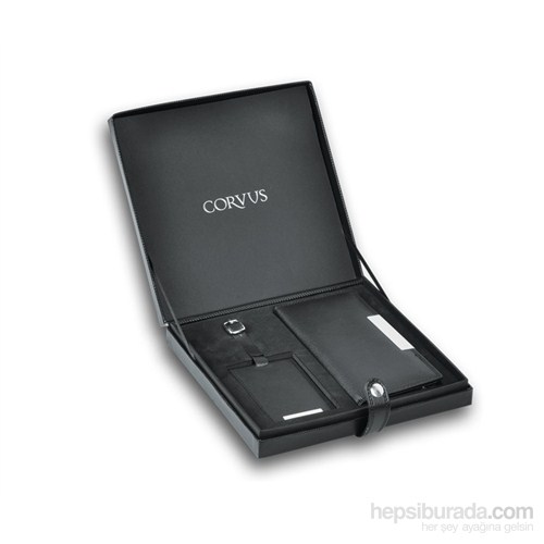 Corvus CV01 Gift Serisi Hediye Seti (Cüzdan ve Bavul Etiketi)