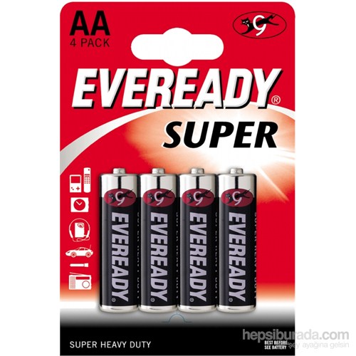 Energizer (C2-3590) Eveready Çinko Karbon AA Kalem Pil 4Lü Blister