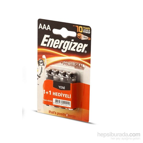 Energizer (D35-) Base Alkalin 2X 4Lü Blister AAAKalem Pil (HEDİYELİ)