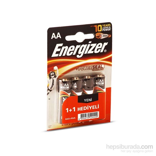 Energizer (D36-) Base Alkalin 2X 4Lü Blister AAKalem Pil (HEDİYELİ)