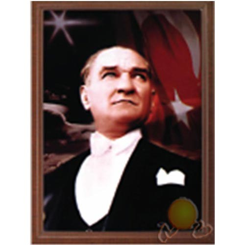 İnter 34x46cm Çerçeveli Atatürk Portresi INT-910-24
