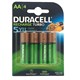 Duracell Şarj Edilebilir Aa Kalem Pil 2500 Mah 4'Lü Paket