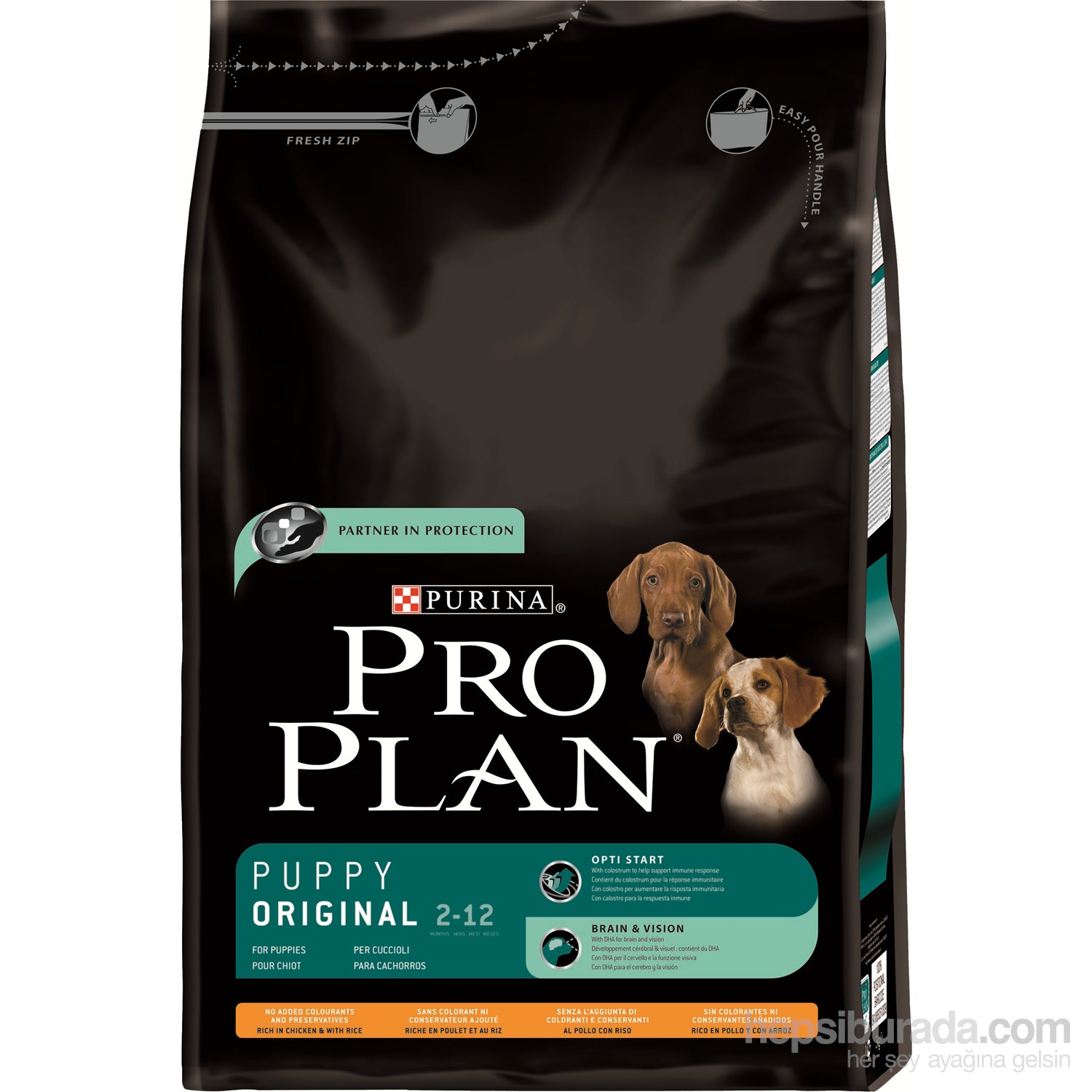 Pro Plan Yavru Köpekler İçin Tavuklu Ve Pirinçli Köpek Maması  14 Kg + 2,5 Kg (Puppy Chicken & Rice)