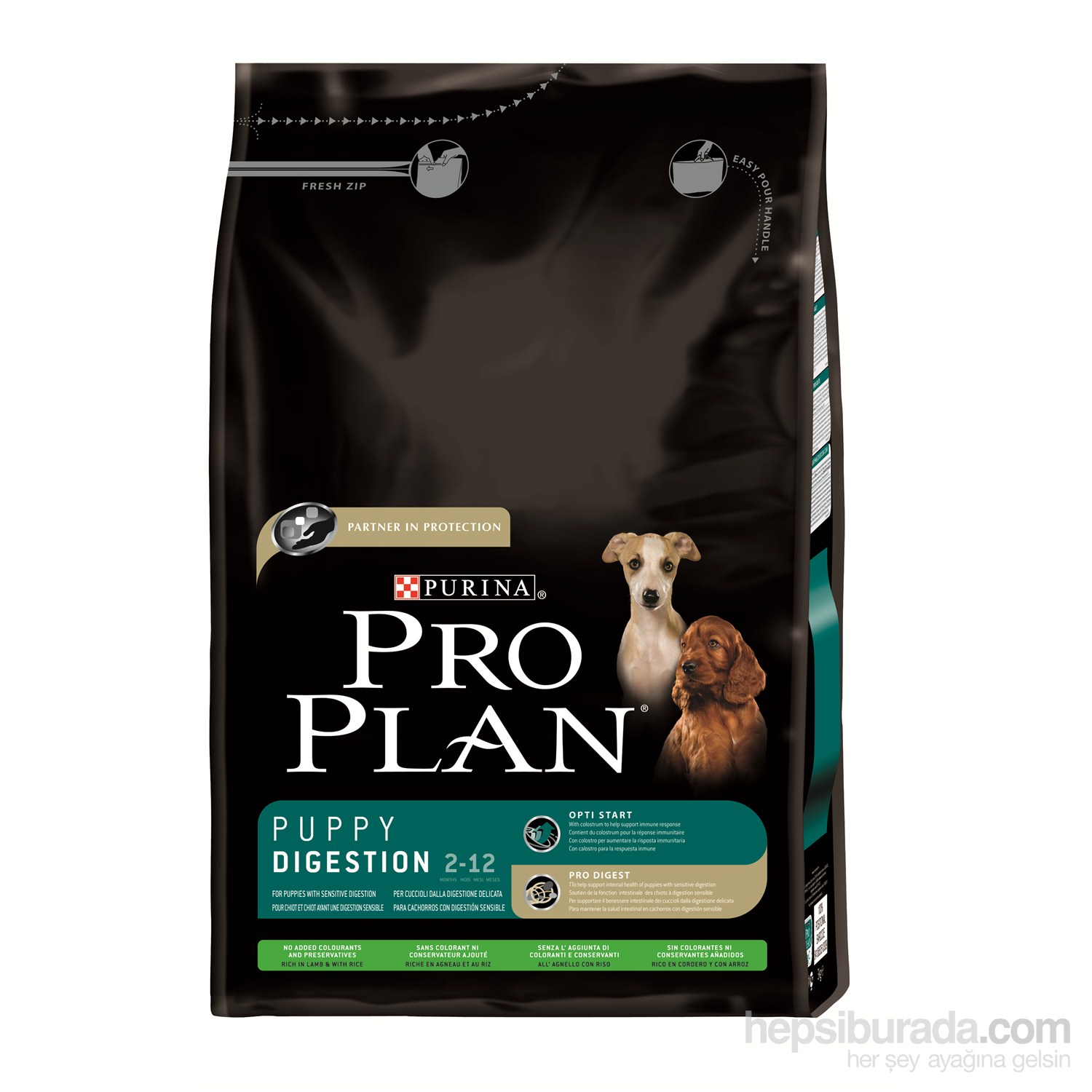 Pro Plan Puppy Digestion Kuzu Etli & Pirinçli Yavru Köpek Maması 14kg