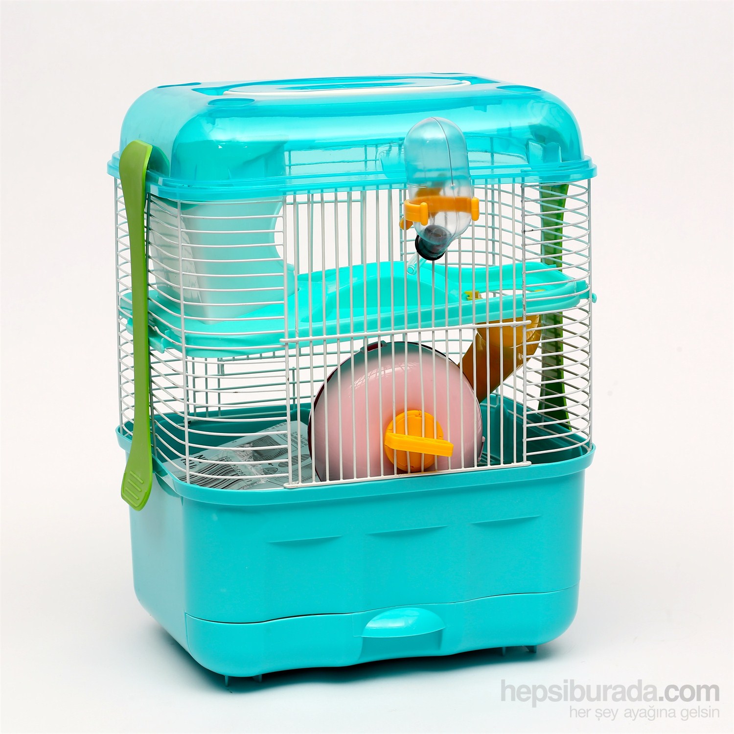 Flip Çekmeceli Hamster Kafesi Mavi