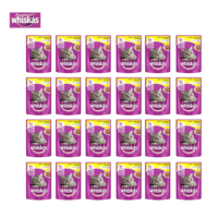 Whiskas Pouch Tavuklu Kedi Maması 100G 24'Lü