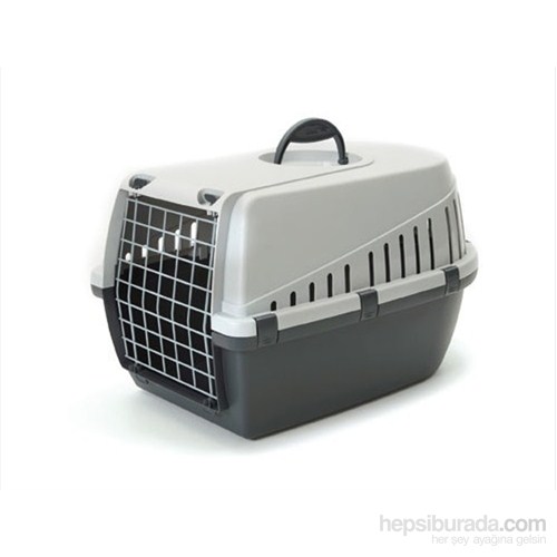 Savic Trotter 1 Kedi Köpek Taşıma Kabı Açık Gri/Koyu Gri