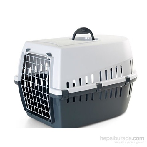 Savic Trotter 3 Kedi Köpek Taşıma Kabı Açık Gri/Koyu Gri