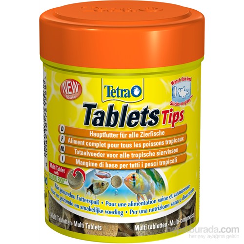Tetra Tetra Tıps Balık Yemi 72 Tablet