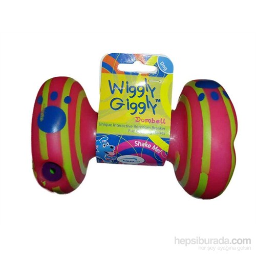 Happy Pet Wg57521 Wiggly Giggly Dumbell Pembe 15X1 Cm