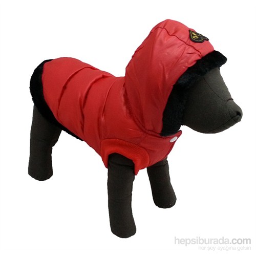 Bobo Yağmurluk Köpek Elbisesi Kırmızı 40Cm X 44Cm Medium