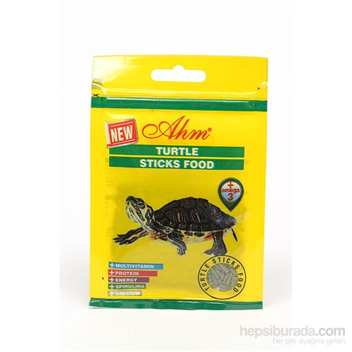 Turtle Sticks Green Food 10 Gr Balık Yemi  12Li