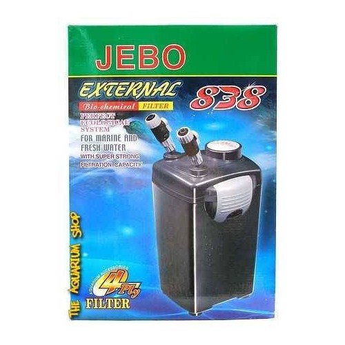 Jebo Filtre Siyah Kova İçi Dolu 1200 L/H + Eurostar Aquaclay Biyolojik Filtre Malzemesi 1 L Hediye!