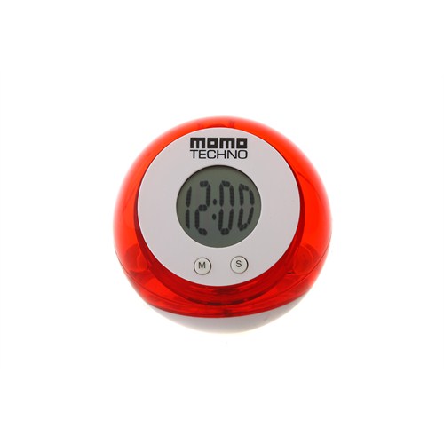 Momo Techno HC805 Su ile Çalışan Masa Saati (Kırmızı)