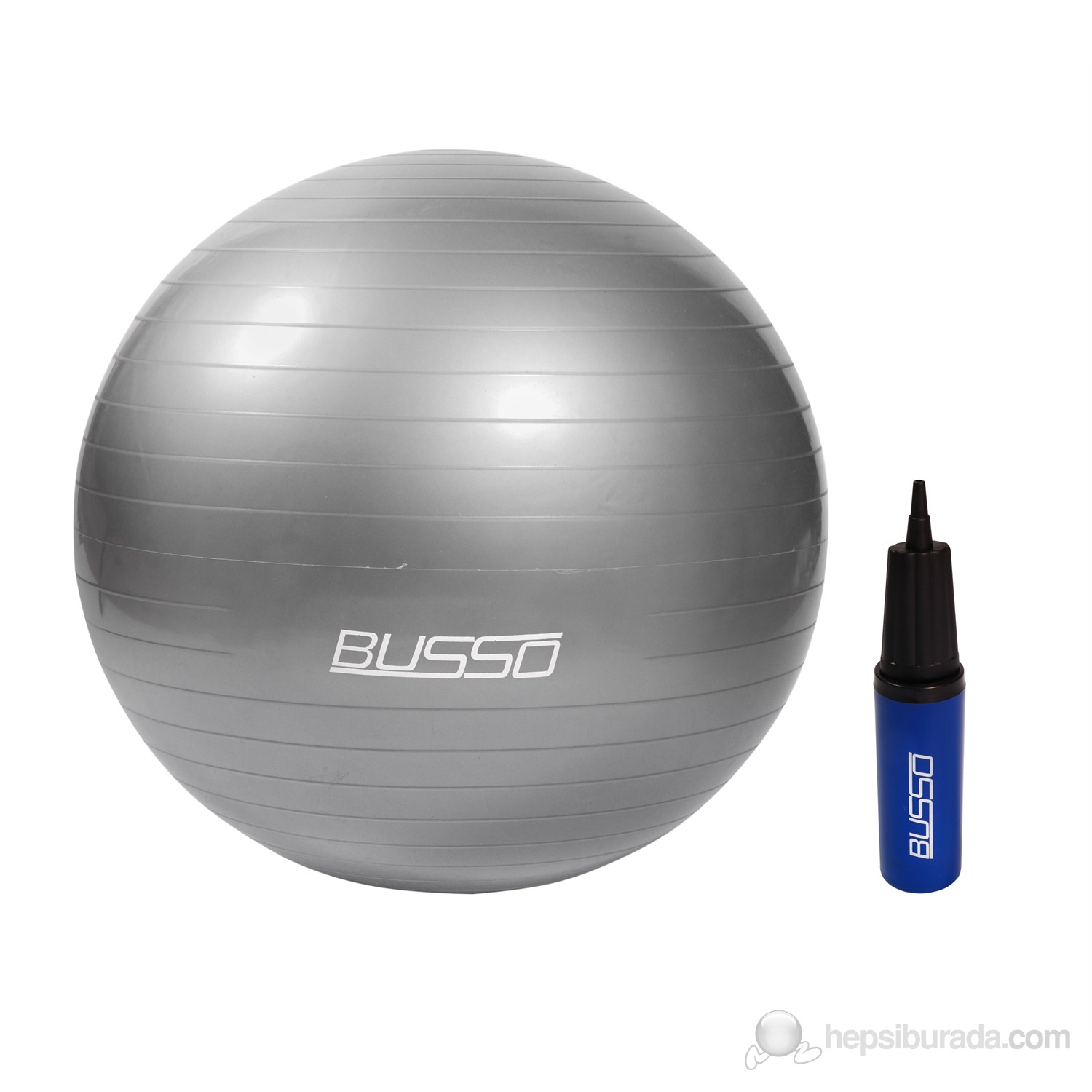 Busso 75 Cm Antı Burst Pilates Topu Pompa Hediyeli BS051