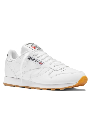 Reebok 49799 Cl Lthr White/Gum Erkek Spor Ayakkabısı