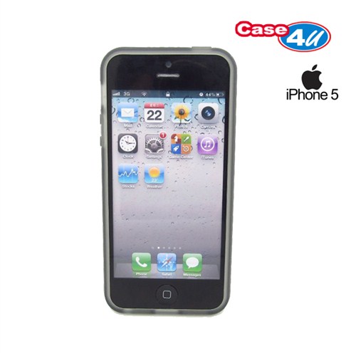 Case 4U Apple iPhone 5/5s Siyah Tpu Kılıf - Siyah