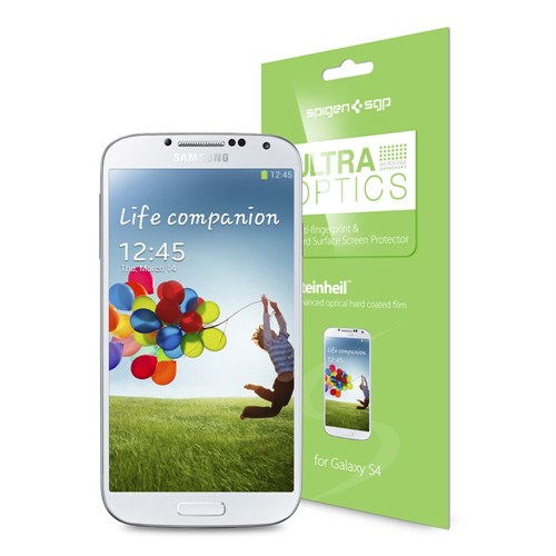 Spigen Sgp Samsung Galaxy S4 i9500 Screen Protector Steinheil Ultra Optics Ekran Koruyucu