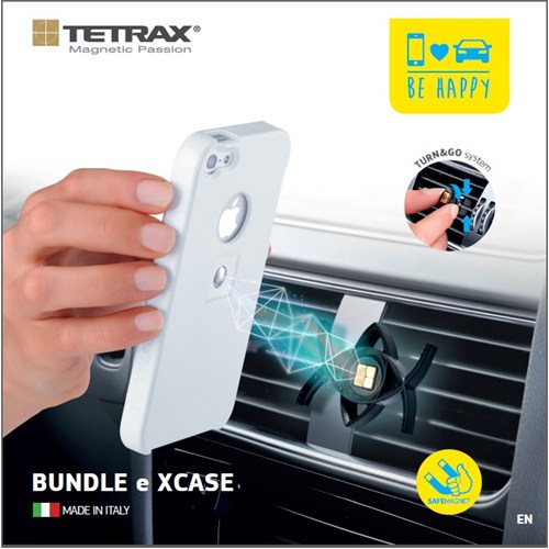 Tetrax Bundle Smart + Xcase iPhone 5/5s Siyah Universal Araç İçi Tutucu - T11101/B (iPhone 5/5s Ekran Koruyucu Hediye)