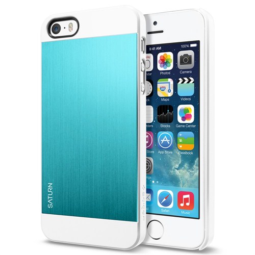Spigen Sgp iPhone 5/5s Kılıf Saturn Metal Teal