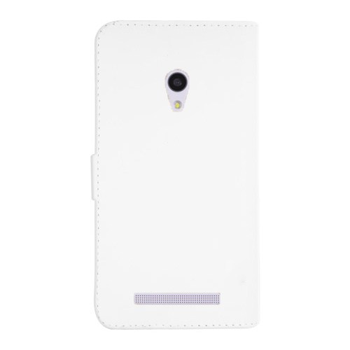 Microsonic Asus Zenfone 6 Cüzdanlı Suni Deri Kılıf Beyaz - CS150-WLT-ASS-ZENFONE6-BYZ