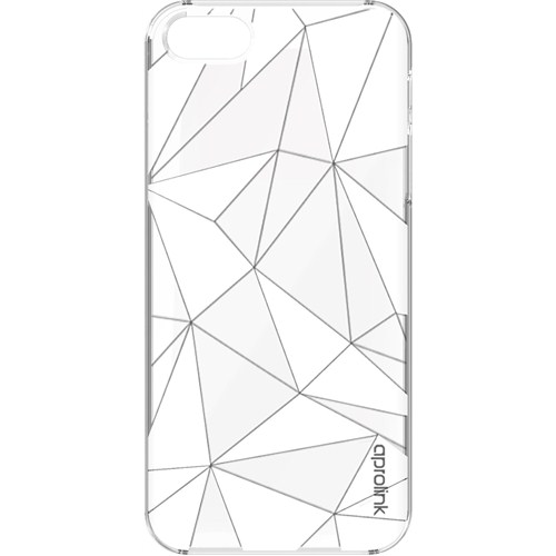 Aprolink iPhone 6 Origami Kristal Desenli Ultra İnce Kılıf Seffaf - I6PP21TR
