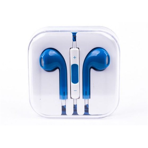 Cepium Apple iPhone 6 Plus/6/5/5s/5c/4/4s/3gs/3g Kulak İçi Kulaklık Mavi - TR- 48160