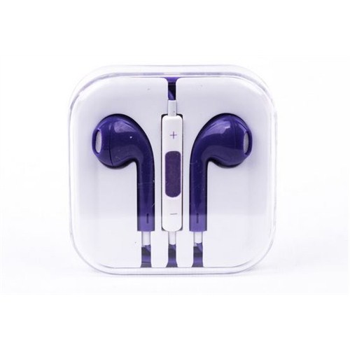 Cepium Apple iPhone 6 Plus/6/5/5s/5c/4/4s/3gs/3g Kulak İçi Kulaklık Mor - TR- 48146