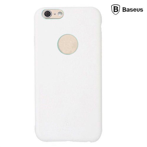 Baseus Thin Case (1mm)  iPhone 6 Arka Kapak - Beyaz (Suni Deri)