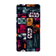 Bordo Samsung Galaxy E5 Kapak Kılıf Star Wars Baskılı Silikon