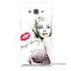 Teknomeg Samsung Galaxy Grand Prime Kapak Kılıf Marilyn Monroe Baskılı Silikon