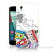 Teknomeg General Mobile Discovery 2 Mini Kasetler Baskılı Silikon Kılıf