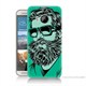 Teknomeg Htc One M9 Plus Beard Art Baskılı Silikon Kılıf