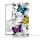 Teknomeg Sony Xperia Z5 Kelebekler Baskılı Silikon Kılıf
