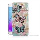 Teknomeg Samsung Galaxy A3 2016 Kapak Kılıf Kelebek Love Baskılı Silikon